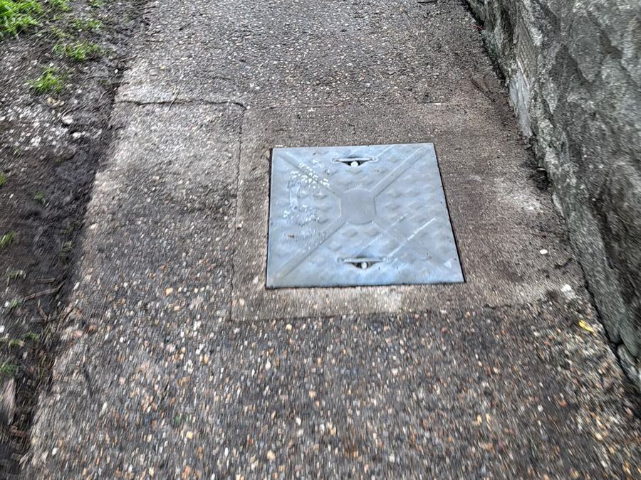 Rear alley drainage run finished and clear